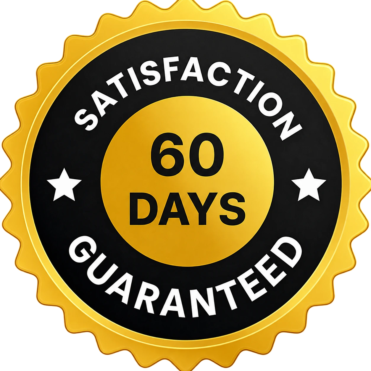 60 days satisfaction guarantee